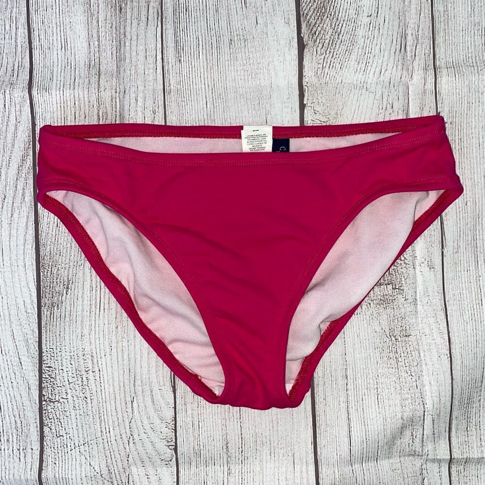 Chaps bikini bottom swimwear hot pink sz 6 women